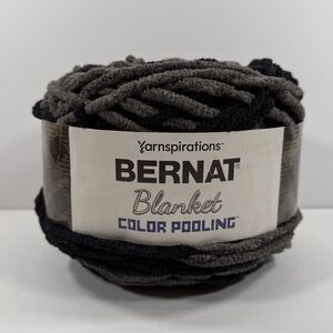 Bernat Yarnspirations Blanket Color Pooling Yarn CLOUD TARTAN Cake Super Bulky